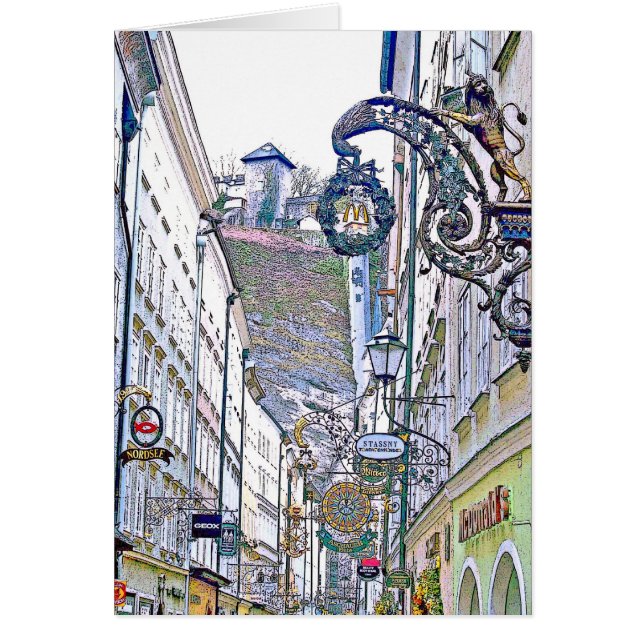 古い町-ザルツブルク (正面)