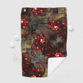 古い画像の上の奇妙なフラクタルの大規模なレポート ゴルフタオル (インサイチュ)