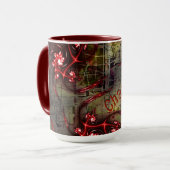 古い画像m上の奇妙なフラクタルの大規模なレポート マグカップ (正面左)