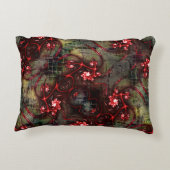 古い画像t上の奇妙なフラクタルの大規模なレポート アクセントクッション (裏面)