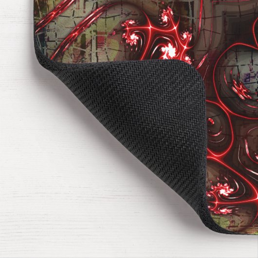 古い画像t上の奇妙なフラクタルの大規模なレポート マウスパッド (コーナー)