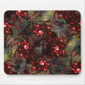 古い画像t上の奇妙なフラクタルの大規模なレポート マウスパッド (正面)