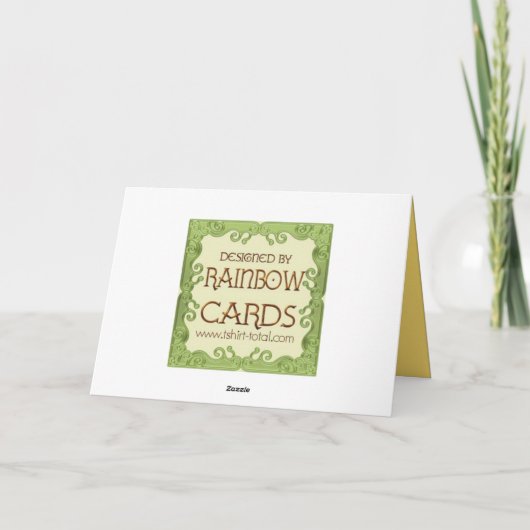 古い画家 カード (裏面)