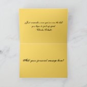 古い画家 カード (内部)