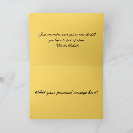 古い画家 カード (内部)