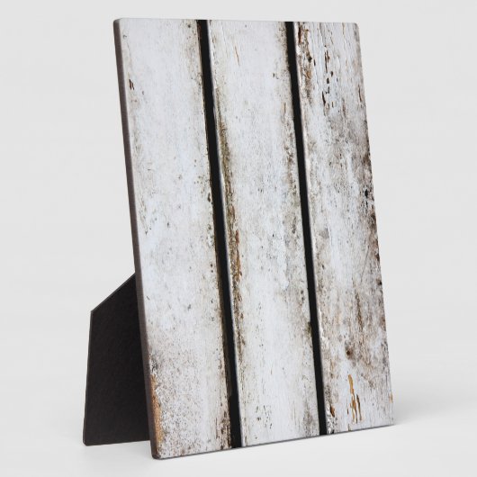 古い白木 フォトプラーク (側面)