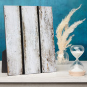 古い白木 フォトプラーク (側面)