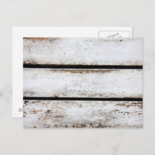 古い白木 ポストカード (正面/裏面)