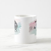 古い皮の牛のヘビをオンカラーで流す数々のという名前 コーヒーマグカップ (中央)