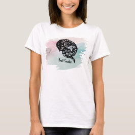 古い皮の牛のヘビをオンカラーで流す数々のという名前 Tシャツ