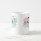 古い皮膚材をガラガラ数々のヘビ色に染める コーヒーマグカップ (中央)