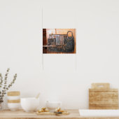 古い真鍮ドアロック ポスター (キッチン)