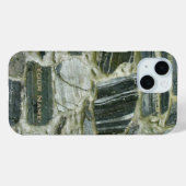 古い石の壁（名前） Case-Mate iPhoneケース (裏面 (横))