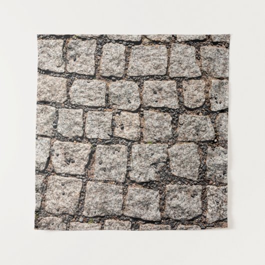 古い石の石のパターンのストリートアブストラクト、anc タペストリー (正面)