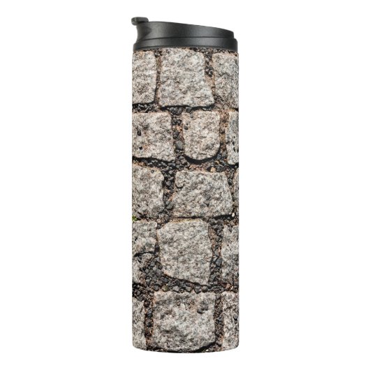 古い石の石のパターンのストリートアブストラクト、anc タンブラー (回転右)