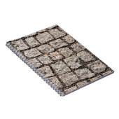 古い石の石のパターンのストリートアブストラクト、anc ノートブック (右側)