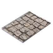 古い石の石のパターンのストリートアブストラクト、anc ノートブック (左側)