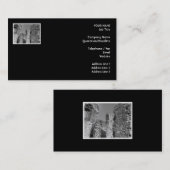 古い石塀および空 名刺 (正面/裏面)