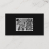 古い石塀および空 名刺 (裏面)