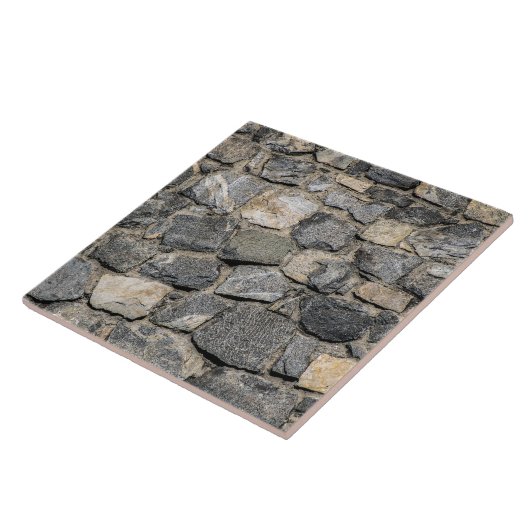 古い石塀の質 タイル (側面)