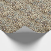 古い石塀の質 ラッピングペーパー (角)