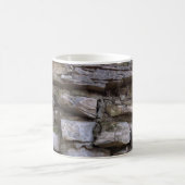 古い石壁 コーヒーマグカップ (中央)