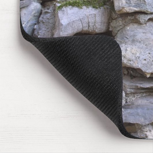 古い石壁 マウスパッド (コーナー)