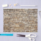 古い石造りのレンガ壁の質 薄葉紙 (クラフト)