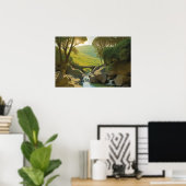 古い石造りの橋 ポスター (ホームオフィス)