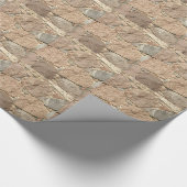 古い石 ラッピングペーパー (角)