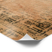 古い破れたヴィンテージ新聞1 ポスター (コーナー)