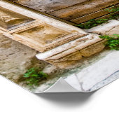 古い破壊された古代の出入り口のポスター、クロアチア ポスター (角)