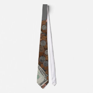 古い硬貨のタイ ネクタイ