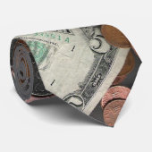 古い硬貨のタイ ネクタイ (ロール)