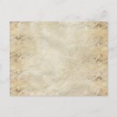 古い空白の汚れた紙のポストカード ポストカード (正面)