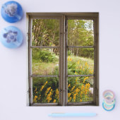 古い窓からの景色 チラシ (シングル)