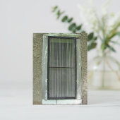古い窓2 ポストカード (スタンド正面)