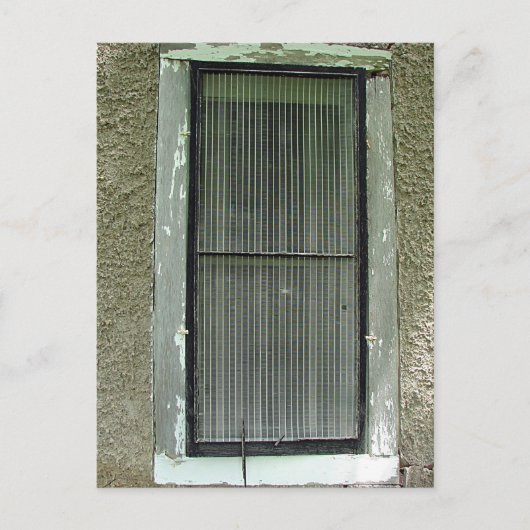 古い窓2 ポストカード (正面)