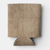 古い竹の背景 缶クーラー (正面)