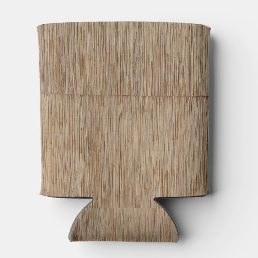 古い竹の背景 缶クーラー (裏面)