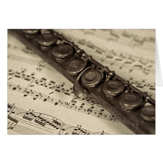 古い笛 (正面横)