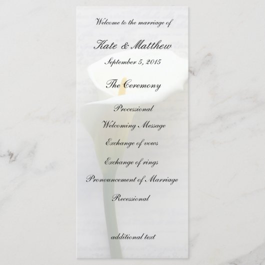 古い筆跡でユリを呼ぶ プログラム (正面)