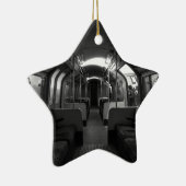 古い管の列車 セラミックオーナメント (右)