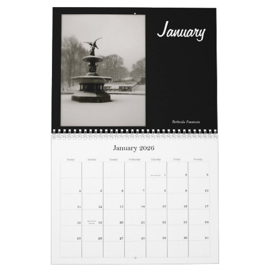 古い精神2010のカレンダー-ヴィンテージニューヨーク カレンダー (1月 2026)