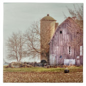 古い納屋およびサイロ タイル (正面)