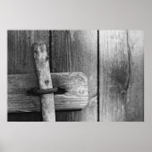 古い納屋のドア4 ポスター (正面)