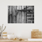 古い納屋のドア5 ポスター (キッチン)