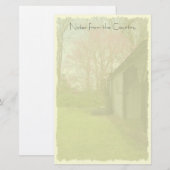 古い納屋の文房具 便箋 (正面/裏面)