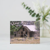 古い納屋はがき ポストカード (スタンド正面)