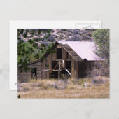 古い納屋はがき ポストカード (正面/裏面)